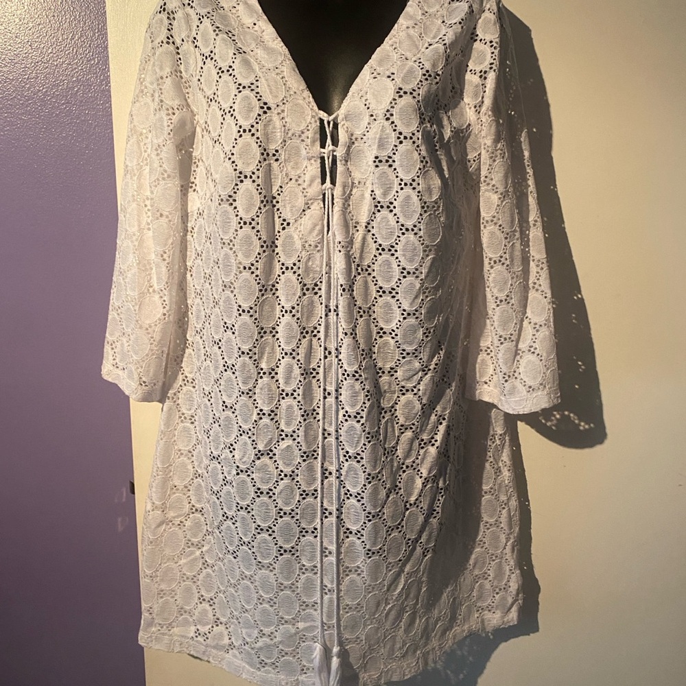 Kona Sol White Coverup